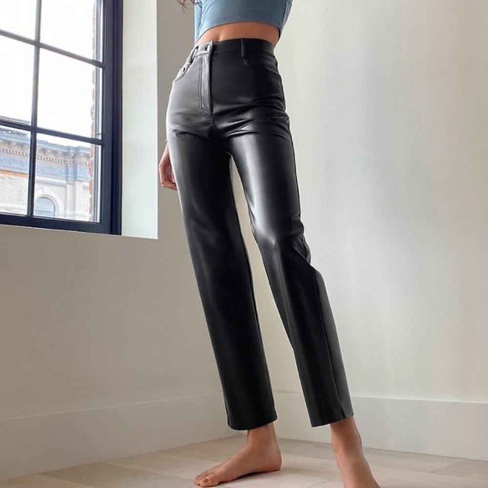 melina black pants aritzia wilfred